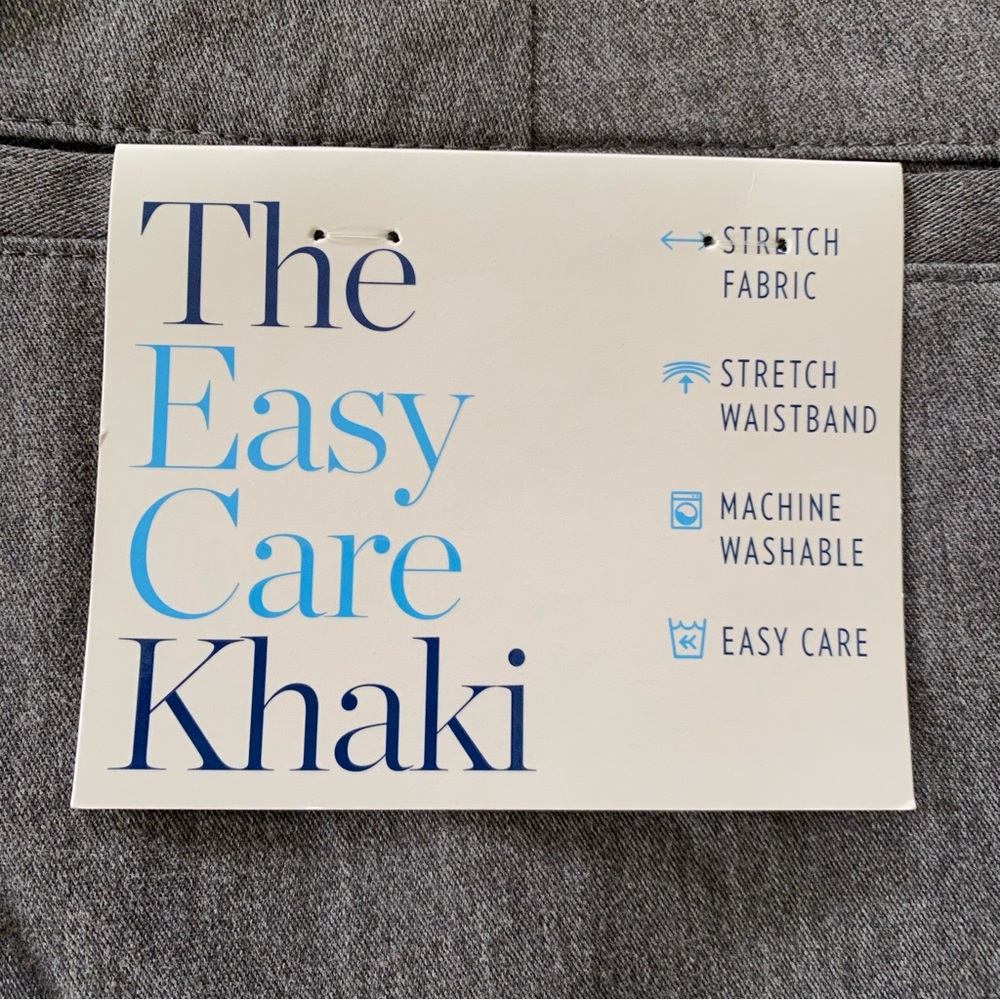 🚫SOLD🚫NWT Croft & Barrow The Easy Care Classic Fit Khaki Pants Men’s 40 x 30 - Picture 5 of 16